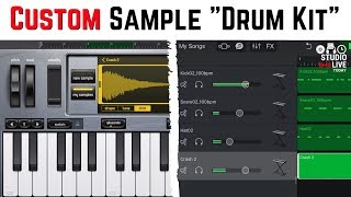 Custom drum kit in GarageBand iOS using samples (iPhone/iPad)