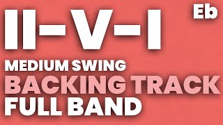 Ii V I Backing Track In Eb - Full Band