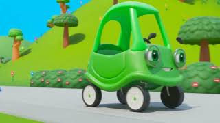 I love racing my broom broom friends!
