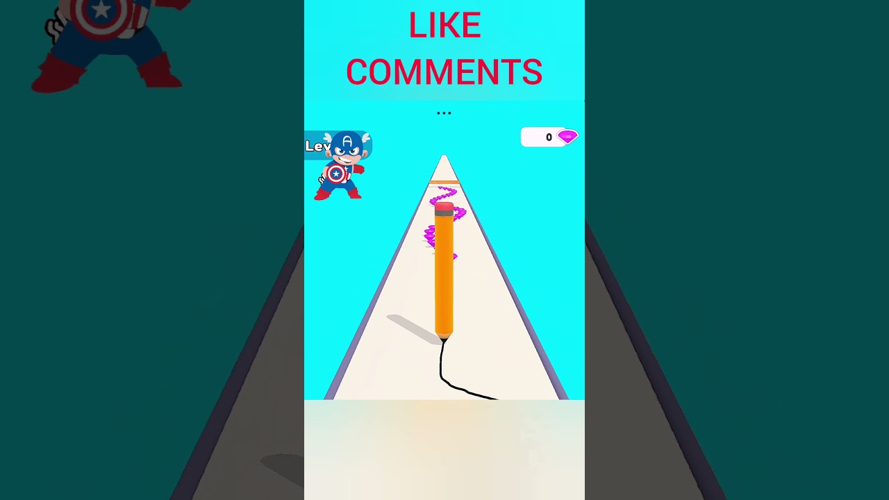 Long Pencil Run ✪ Gameplay ✪ Shorts