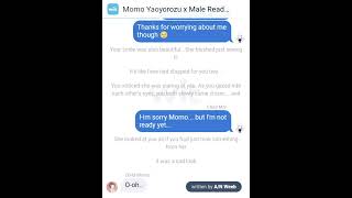 MHA text story 🥺❤️[Momo Yaoyorozu x Male Reader] Prologue
