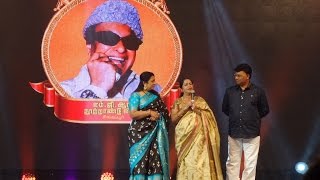 Bhagyaraj & Saroja Devi In Singapore 2017