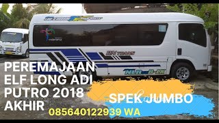 Refurbished 2018 Isuzu Elf Long Giga Adiputro Jumbo Spec, WhatsApp 085640122939