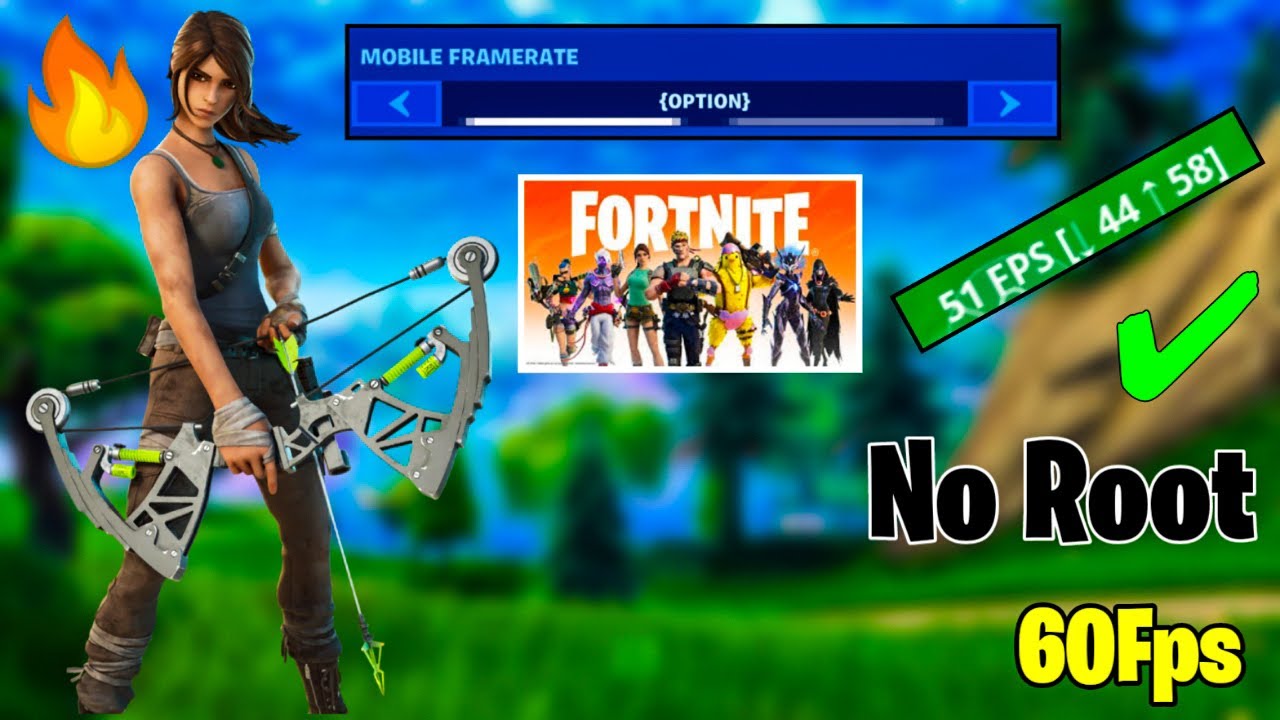 How To Get 60fps After Mod Apk Patch Tutorial Fortnite (Android)