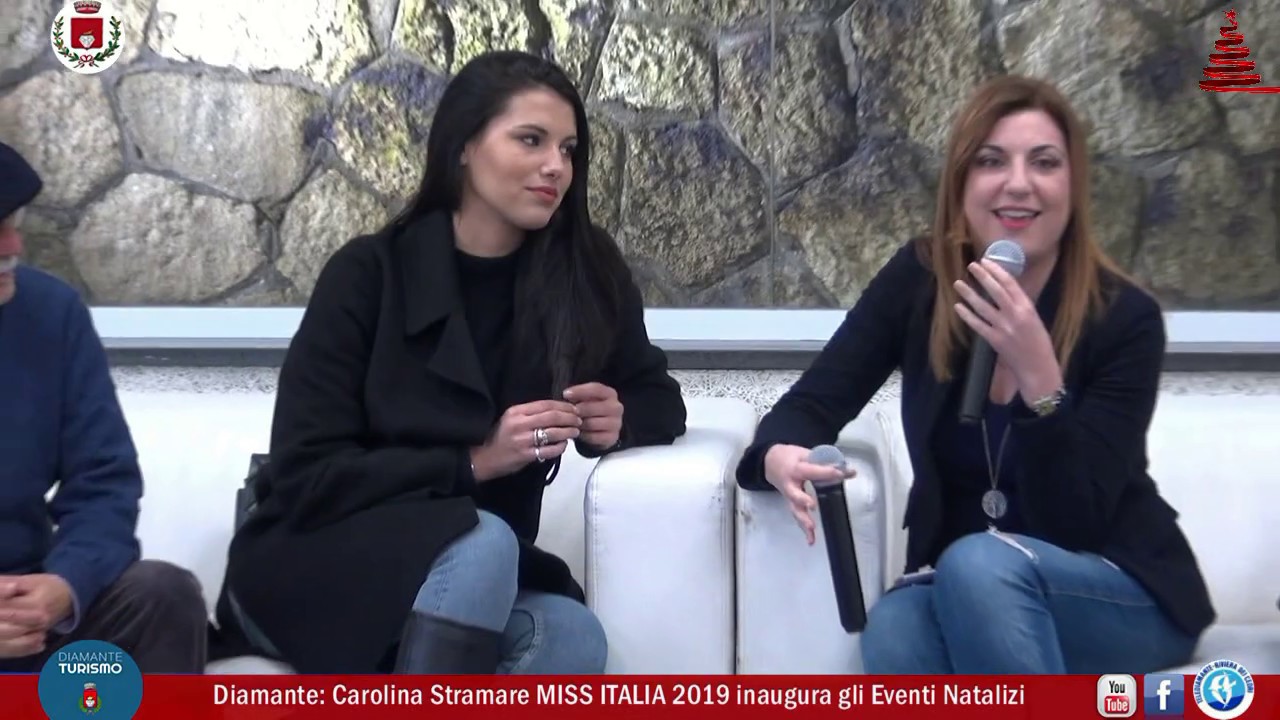 Diamante: Miss Italia 2019 inaugura gli eventi natalizi
