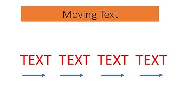 Moving Text effect | Powerpoint | Wizy Owl