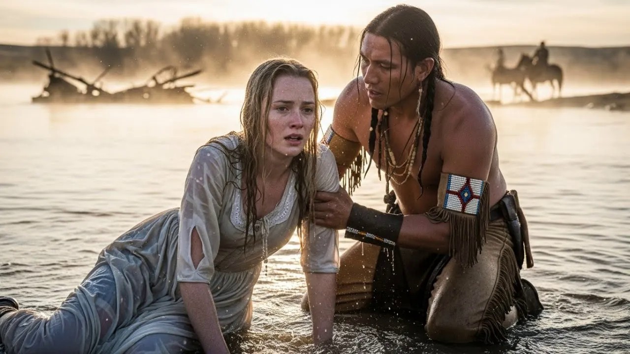 “Respira, Ya Estás a Salvo” Dijo el Guerrero Mandan a la Mujer Blanca Sacada del Río