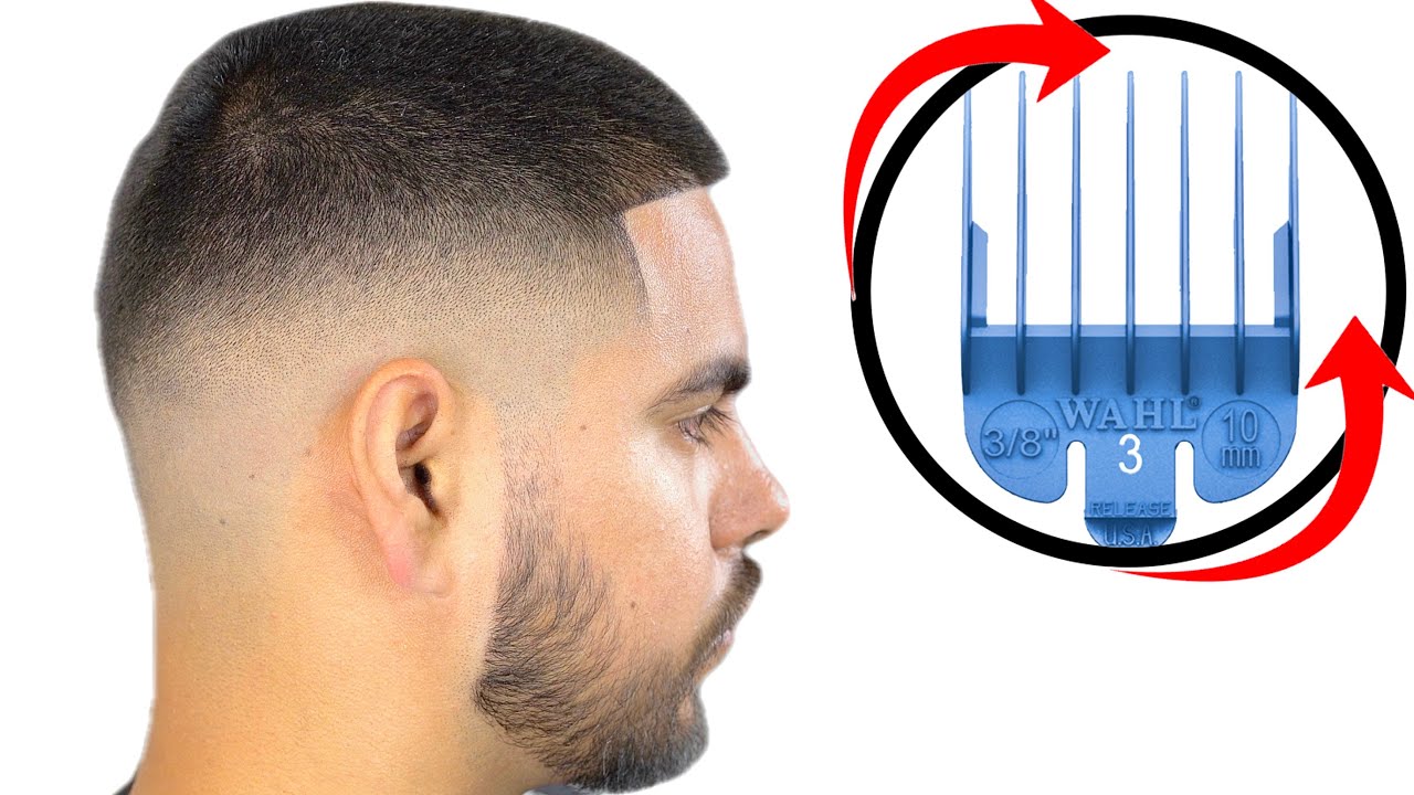 Perfect #3 Buzz Cut Tutorial | Fading Extremely Thick Hair | Step By Step  Mid Fade Tutorial - Youtube