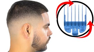 PERFECT #3 BUZZ CUT TUTORIAL | FADING EXTREMELY THICK HAIR | STEP BY STEP MID FADE TUTORIAL