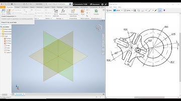 Geneva Gear Assembly in Inventor, Part 1