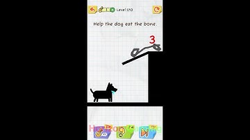 Draw 2 Save: Stickman Puzzle LEVEL 170 Help the dog eat the bone - Gameplay Walkthrough Android IOS