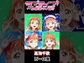 Aqours 高海千歌ピース集【ラブライブ!サンシャイン!!】Takami Chika V sign #shorts #ラブライブサンシャイン #スクフェス
