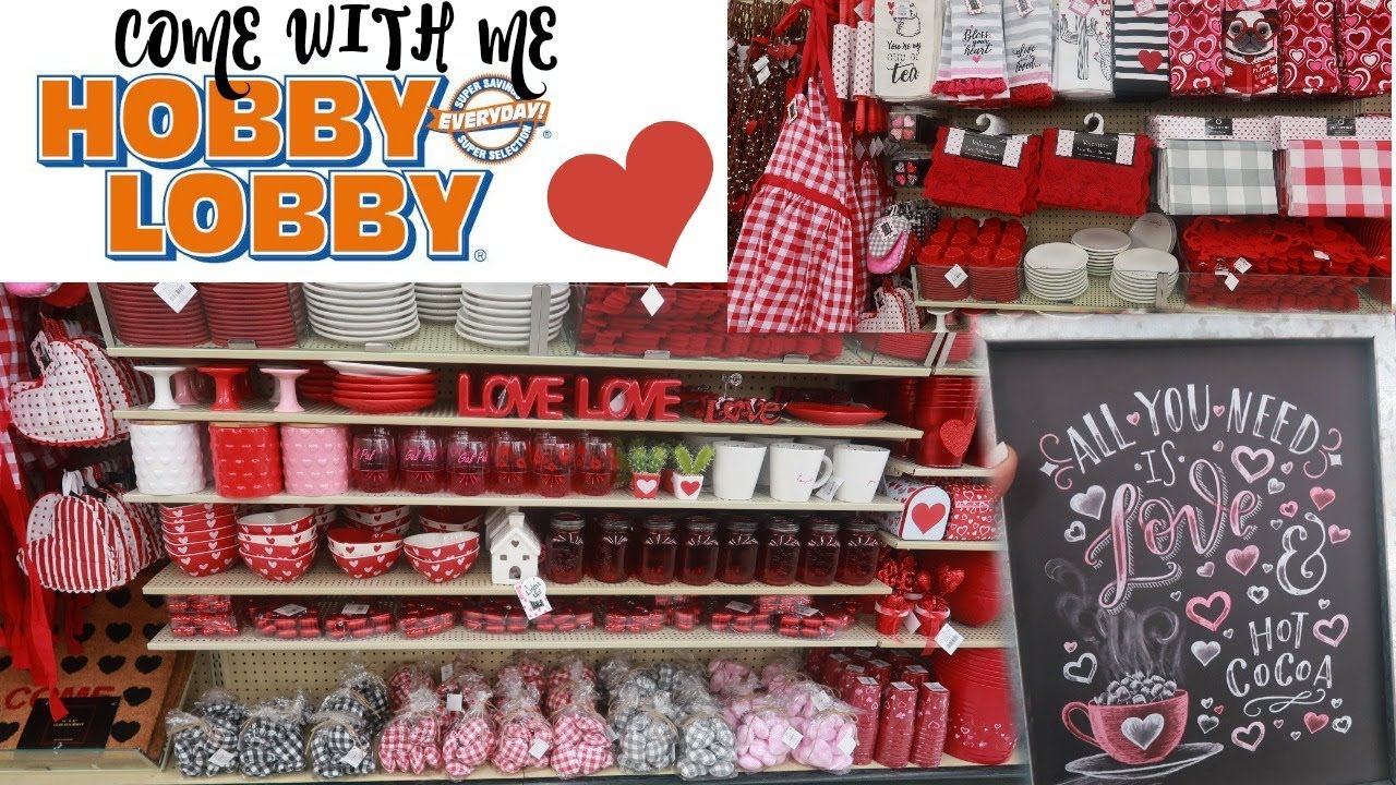 HOBBY LOBBY * VALENTINES DAY DECOR 2020/ SHOP WITH ME YouTube