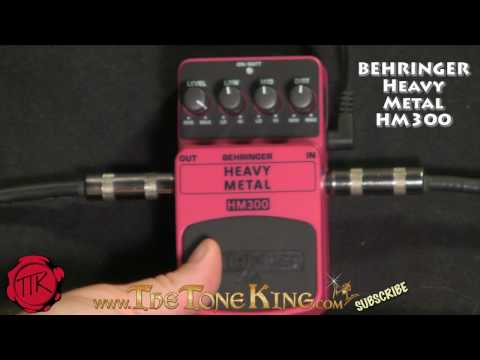 Heavy Metal Pedal by Behringer / Bugera HM300 HM-300 Boss HM2 HM-2 Demo Review Randall RT-100 Halo