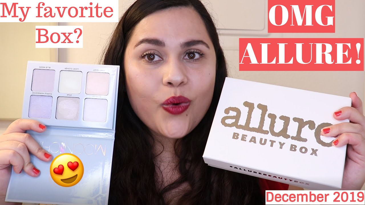 ALLURE BEAUTY BOX DECEMBER 2019 UNBOXING *en español