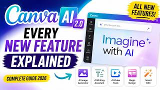 Canva AI 2.0 Full Tutorial | New Features & AI Tools Explained