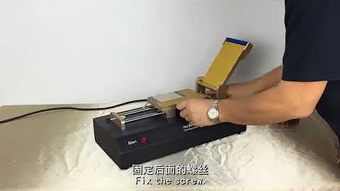 TBK-761 manual OCA film laminating machine demo vi...