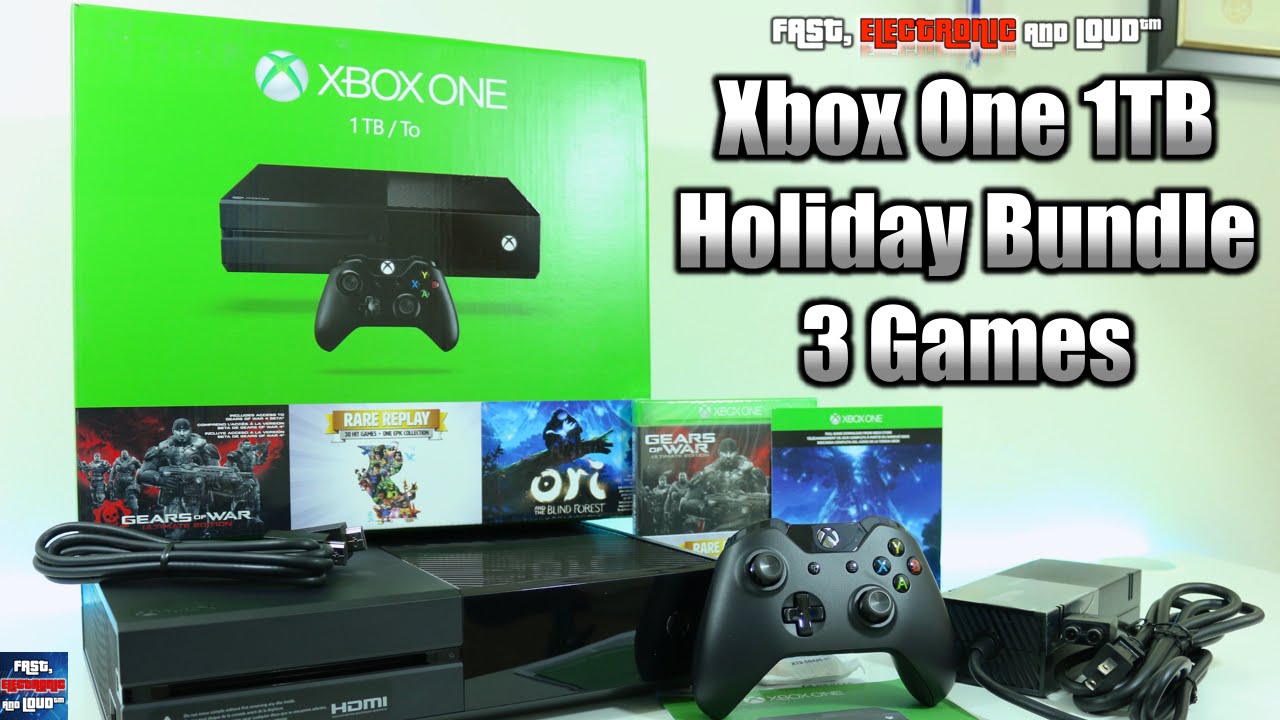 Xbox One 1TB Holiday Bundle Unboxing! (BEST HOLIDAY DEAL 2015 ...