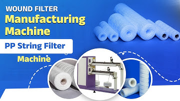 Wound Filter Manufacturing Machine | PP String Filter Machine for RO Water Plants