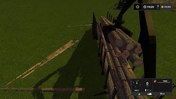 Farming Simulator 17 Long 16m log loader trailer