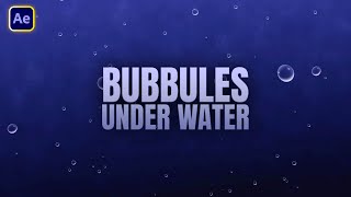 A tutorial creating a underwater world with bubbles in After Effects.
