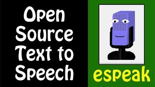 espeak - one of the best text to speech synthesizer