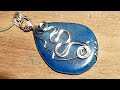 Most Complete Tutorial Carefully Explained - Simple Wire Wrapped Drilled Stone - Part 1 - Eps 150