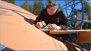 Tying in the porte cochere roof - Building your own house