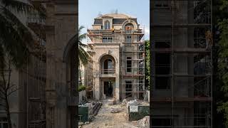 Building a Modern French Classical Mansion | Full Time-lapse