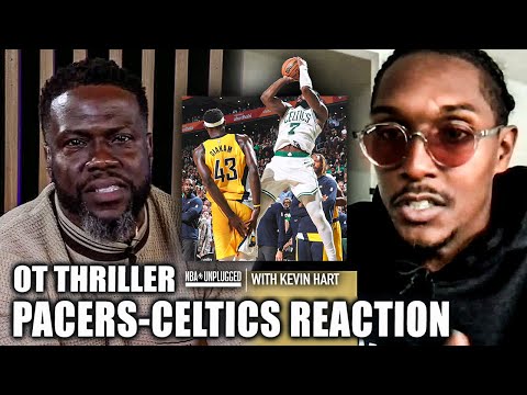 REACTION to ending of Pacers vs. Celtics Game 1 from Kevin Hart & Lou Williams 👀 