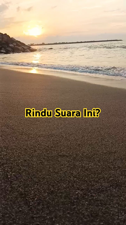 ASMR Ombak & Keindahan Senja di Tepi Pantai | Wajib Nonton Sampai Akhir! #SunsetVibes  #sunset