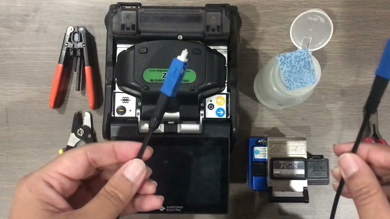 PEMASANGAN SOC SWIFT DENGAN SPLICER SUMITOMO Z2C