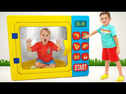 Весёлые приключения с волшебными гигантскими игрушками!