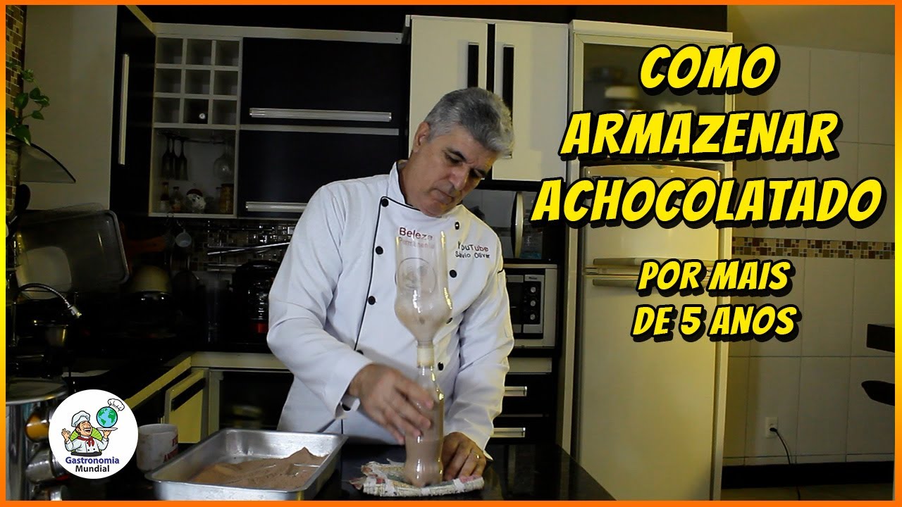 Como armazenar achocolatado COM ÁLCOOL por 5 anos 