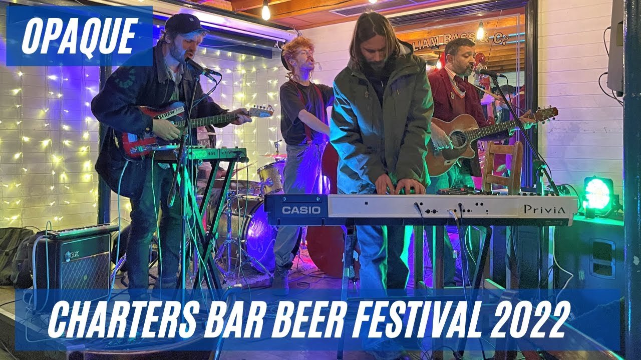 OPAQUE performing at Charters bar beer festival, Peterborough, Jan 2022