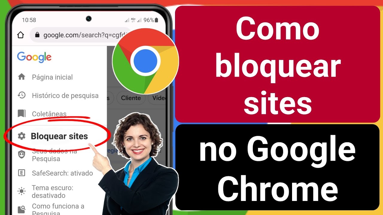 Como bloquear sites no Google Chrome