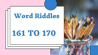 Word Riddles Level 161 to 170 Walkthrough