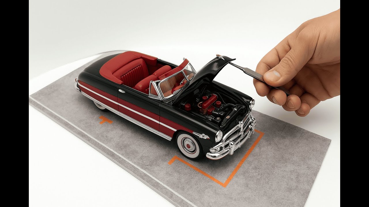 HUDSON HORNET 1952 1/25 SCALE | BUILDING THE NASCAR LEGEND BY