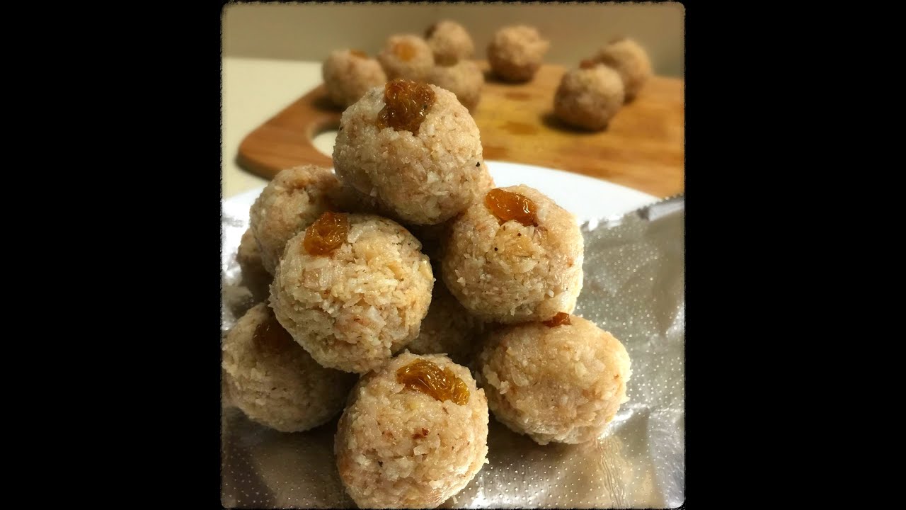 Coconut Meva Ladoo / Coconut Dry Fruit Sweet YouTube