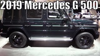 2019 Mercedes G 500 SUV V8 biturbo 416HP At The 2018 NAIAS Detroit Auto Show