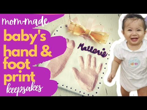 Video: How To Make Salt Dough Casts Of Children's Hands And Feet