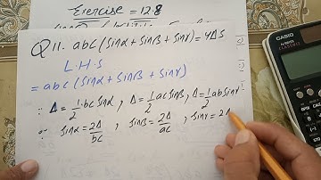 exercise 12.8 Question 11 | class 11 maths