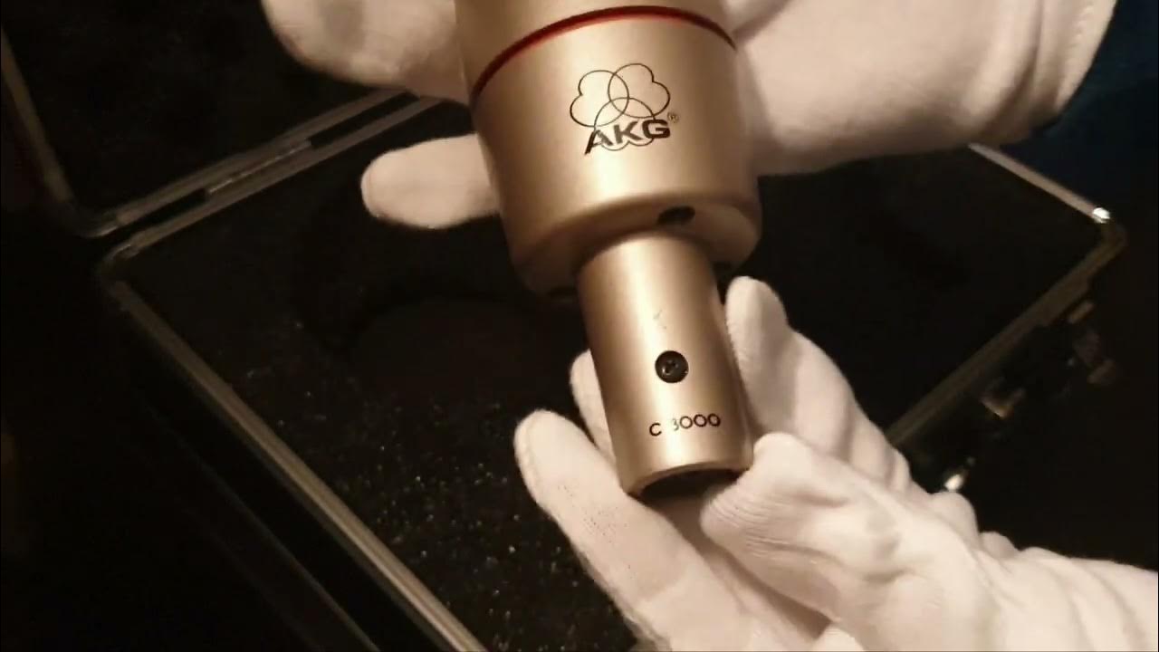 AKG C3000B MICROPHONE UNBOXING YouTube