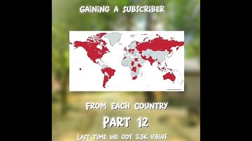Gaining a Subscriber From Each Country Part 12 #fyp #subscribe #geography #shorts #mapping #foryou