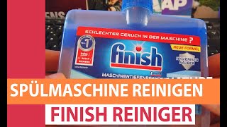 Spülmaschine reinigen: Geschirrspüler mit Finish Maschinentiefenreiniger  sauber machen - YouTube