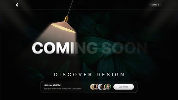 Create "Coming Soon" Landing Animation in Figma 🔥 | UI/UX Hero Section Tutorial