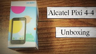 4" Zoll Winzling Alcatel Pixi 4 im Unboxing - Deutsch