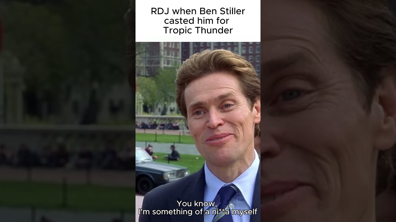 Robert Downey Jr  When He Was Casted In Tropic Thunder