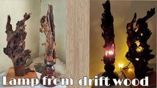DIY Lamp from #driftwood #DIY