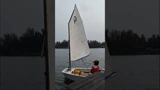 #sailing #dinghysailing #sea #sportsgirl #opti #optimist #boat #sailboat